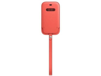 APPLE iPhone 12 mini Leather Sleeve s MagSafe - Pink Citrus (MHMN3ZM/A)