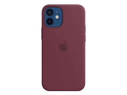APPLE iPhone 12 mini Silicone Case with MagSafe - Plum (MHKQ3ZM/A)