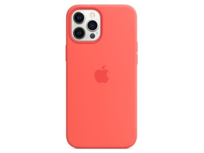 APPLE iPhone 12 Pro Max Silicone Case with MagSafe - Pink Citrus (MHL93ZM/A)