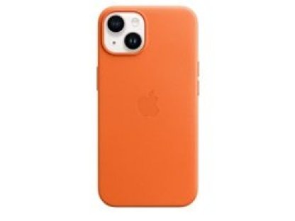 APPLE iPhone 14 Leather Case with MagSafe-Orange (MPP83ZM/A)