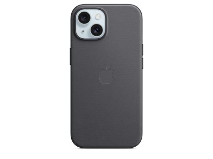 APPLE iPhone 15 FineWoven Case with MagSafe-Black (MT393ZM/A)