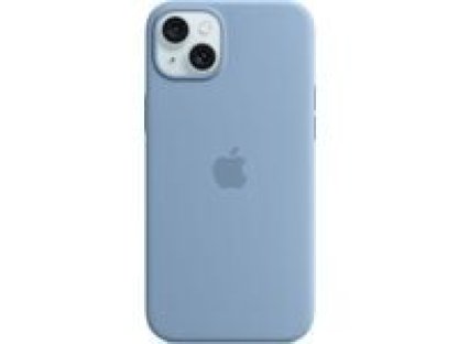 APPLE iPhone 15 Plus Silicone Case with MagSafe-Winter Blue (MT193ZM/A)
