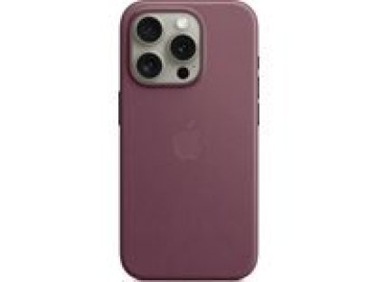 APPLE iPhone 15 Pro FineWoven Case with MagSafe - Mulberry (MT4L3ZM/A)