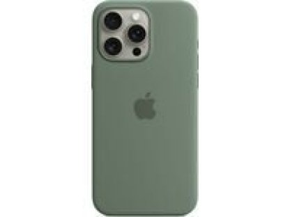APPLE iPhone 15 Pro Max Silicone Case with MagSafe - Cypress (mt1x3zm/a)