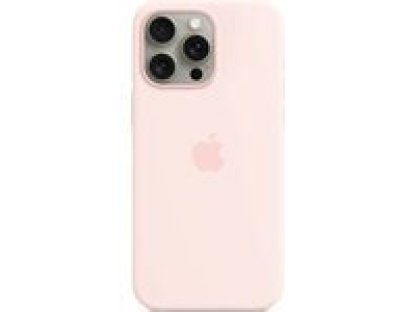 APPLE iPhone 15 Pro Max Silicone Case with MagSafe-Light Pink (MT1U3ZM/A)