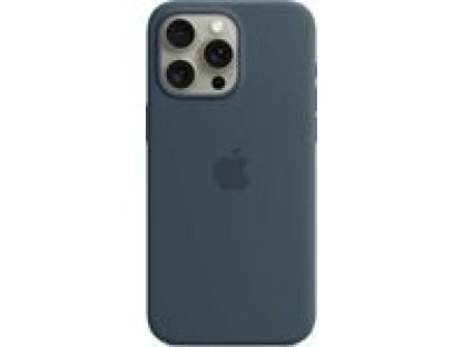 APPLE iPhone 15 Pro Max Silicone Case with MagSafe - Storm Blue (mt1p3zm/a)