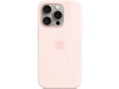 APPLE iPhone 15 Pro Silicone Case with MagSafe-Light Pink (MT1F3ZM/A)