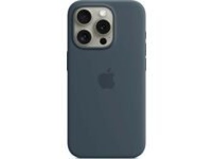 Apple iPhone 15 Pro Silikonový kryt s MagSafe bouřkově modrý