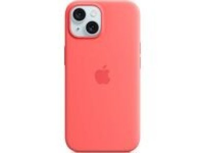 APPLE iPhone 15 Silicone Case with MagSafe - Guava (MT0V3ZM/A)