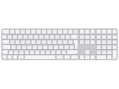 Apple Magic Keyboard s Touch ID a Numerickou klávesnicí-CZ-bílé klávesy (USB-C) (MXK73CZ/A)