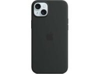 APPLE  Silikonový kryt s MagSafe pro iPhone 15 Plus černá (MT103ZM/A)