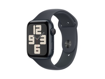 APPLE Watch SE GPS 40mm Midnight Aluminium Case with Midnight Sport Band-M/L (MXE93QC/A)