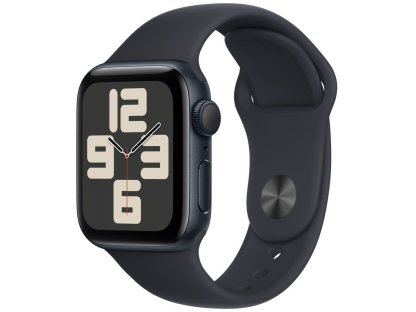 APPLE Watch SE GPS 40mm Midnight Aluminium Case with Midnight Sport Band - S/M (MR9X3QC/A)