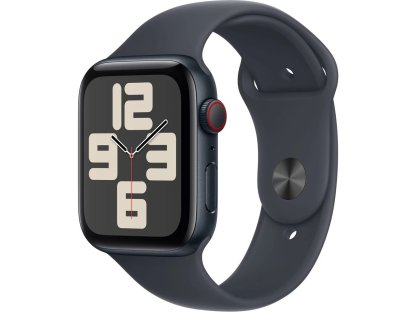 APPLE Watch SE GPS + Cellular 40mm Midnight Aluminium Case with Midnight Sport Band-M/L (MXGD3QC/A)