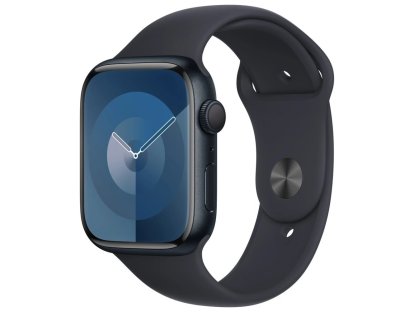 APPLE Watch Series 9 GPS 41mm Midnight Aluminium Case with Midnight Sport Band - S/M (MR8W3QC/A)