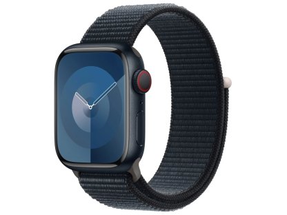 APPLE Watch Series 9 GPS + Cellular 41mm Midnight Aluminium Case with Midnight Sport Loop (MRHU3QC/A)