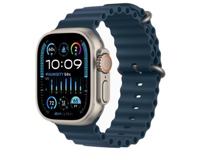 APPLE Watch Ultra 2 GPS + Cellular, 49mm Titanium Case with Blue Ocean Band (MREG3CS/A)