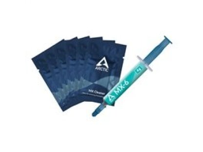 ARCTIC teplovodivá pasta MX-6 + 6x MX Cleaner, 4g (ACTCP00084A)