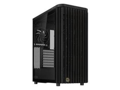 ASUS case PROART PA401 WOOD TG, Mid Tower, ATX, 1xUSB-C Gen2x2, 2xUSB 3.0, 2x 160mm Fan, černá (90DC00M0-B39000)
