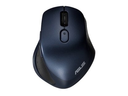 ASUS MW203 Multi-Device Wireless Silent Mouse - Ergonomická/Optická/Pro praváky/2 400 DPI/USB+BT/Modrá (90XB06C0-BMU010)