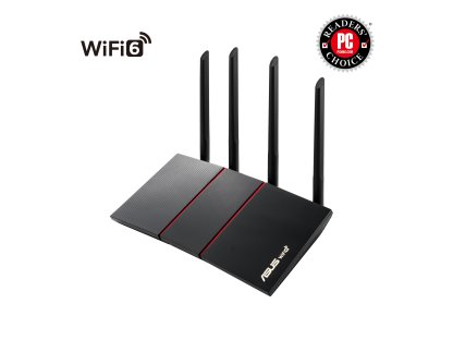 ASUS RT-AX55 dvoupásmový router AX1800 WiFi 6 (802.11ax) (90IG06C0-BO3100)
