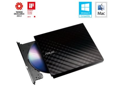 ASUS SDRW-08D2S-U LITE Black externí + soft (90-DQ0435-UA221KZ)