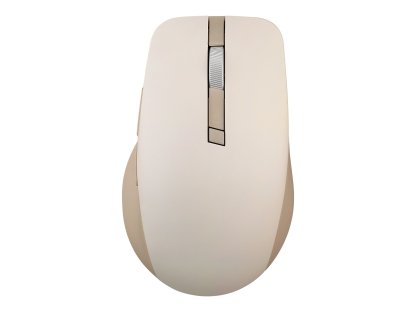 ASUS SmartO Mouse MD200 Silent Plus - Kancelářská/Optická/Pro praváky/4 200 DPI/USB+BT/Béžová (90XB0790-BMU0A0)