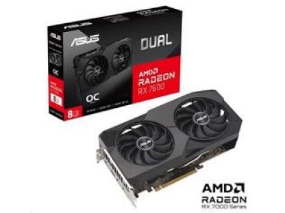 ASUS VGA AMD Radeon DUAL RX 7600 8GB OC V2