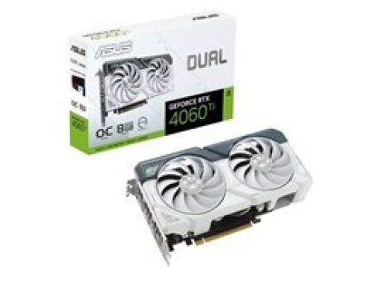 ASUS VGA NVIDIA GeForce DUAL RTX 4060 Ti 8G OC White Edition (90YV0J42-M0NA00)