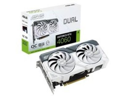 ASUS VGA NVIDIA GeForce Dual RTX™ 4060 White OC Edition 8GB (90YV0JC2-M0NA00)