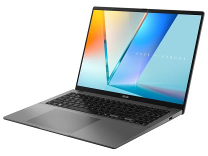 ASUS Vivobook S16 S3607CA - 16" 1920x1200 WUXGA, Ultra 5 225H, 16GB RAM, 512SSD, Intel Graphics, W11 Home, šedý (S3607CA-RP001W)