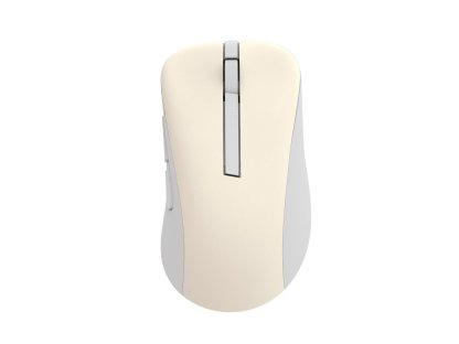 ASUS Wireless Mouse MD102 - Kancelářská/Optická/Pro praváky/1 600 DPI/USB+BT/Béžová (90XB0900-BMU020)