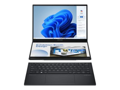 ASUS Zenbook Duo 14 OLED UX8406CA-OLED166X - 14" 2880x1800 FHD, Ultra 9 285H, 32GB RAM, 1TB SSD, Intel Arc 140T, W11 Pro, šedý (UX8406CA-OLED166X)