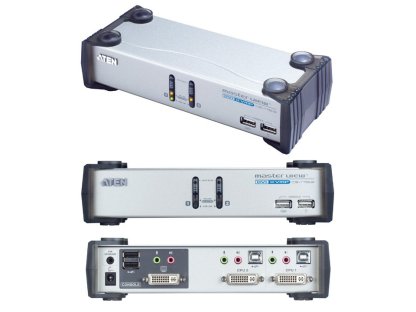 ATEN CS-1762A 2port DVI, USB, audio 1.2m