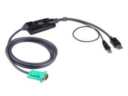 ATEN DisplayPort kabelový prevodník pro KVM USB, 1.8m (CV-190)