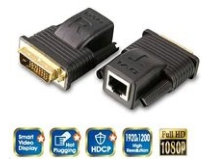 ATEN DVI extender na 20m přes jeden kabel Cat5 (VE-066)