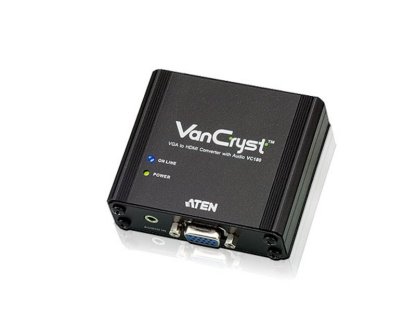 ATEN elektronický konvertor VGA+Jack-HDMI, F+F/F (VC-180)