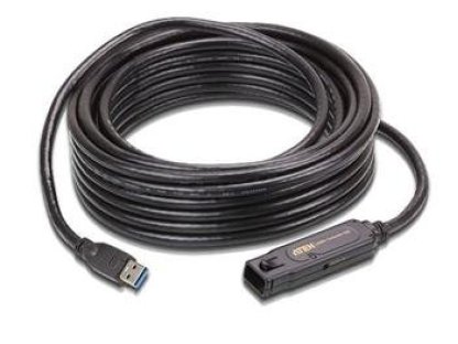 ATEN kabel USB 3.1 gen1, A-A, M/F, prodlužovací, 10m, černý, repeater (UE-3310)
