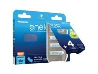 AVACOM nabíjecí baterie AAA Panasonic Eneloop N 800mAh Ni-MH 4ks Blistr + CASE (SPPA-03-EN800-4CASEN)