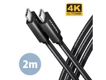 AXAGON BUCM32-CM20AB, SPEED+ kabel USB-C <-> USB-C