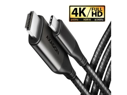 AXAGON kabel redukce 1.8m USB-C -> HDMI 2.0a (RVC-HI2MC)