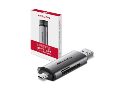 AXAGON USB3.2 Gen 1 Type-C + Type-A (CRE-SAC)