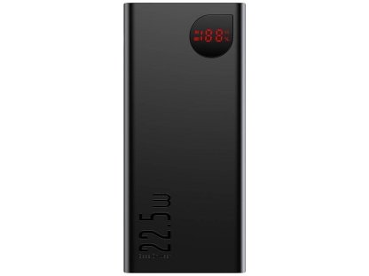 Baseus Adaman Digital Display Powerbanka 40000mAh 22.5W Black (6932172628048)