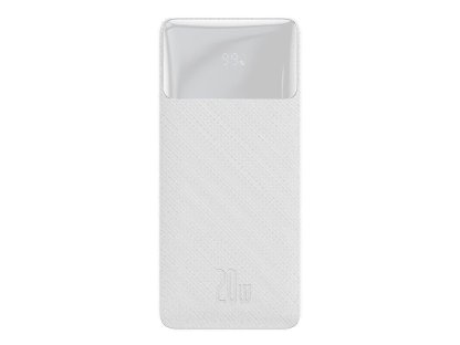 Baseus Bipow powerbanka 20000mAh 20W bílá (6932172618261)