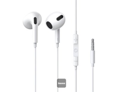 Baseus Encok H17/Jack/Bílá (6932172607791)