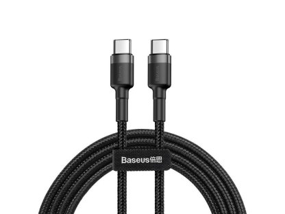 BASEUS Kabel USB-C 60W 1m gray/black (CATKLF-GG1)