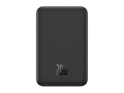 Baseus power banka Mini s bezdrátovým nabíjením 5000 mAh 20W USB-C černá (6932172636234)