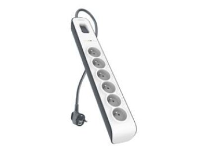 BELKIN přepěťová ochrana SurgeStrip, 6 zásuvek, 2m, bílá (BSV603ca2M)