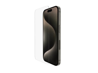 BELKIN SCREENFORCE™ TemperedGlass Anti-Microbial ochranné sklo pro iPhone iPhone 15 Pro (OVA137zz)