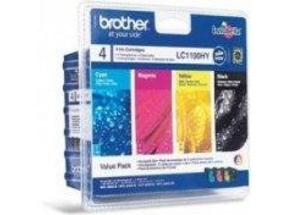 BROTHER cartridge LC-1100HYVALBP ( multipack Black + three colors )